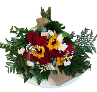 Load image into Gallery viewer, Rose + Sunflower Bouquet
